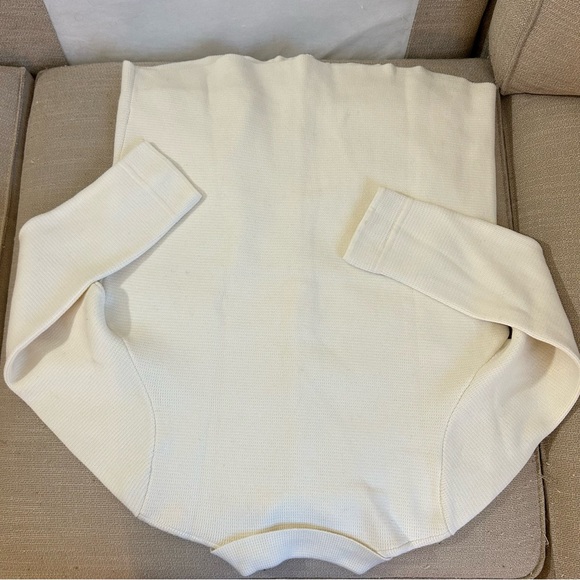 BEST Sezane Will Knit Jacket - Ecru Ivory French Cotton French Causal - Picture 11 of 12